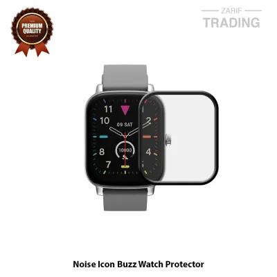 Noise Icon Buzz Watch Protector Full Coverage Plastic Screen Protector for Noise Icon Buzz Smart Watch